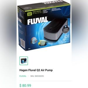 Fluval Q2 air pump for aquarium